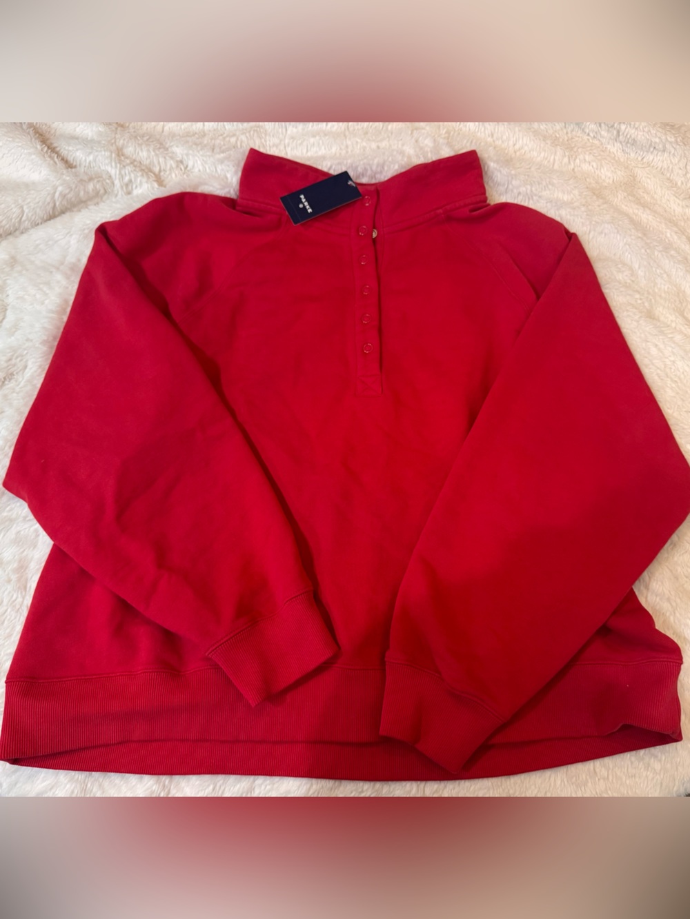 Parke Women’s Red Snap Mockneck